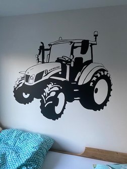 Muursticker tractor new holland | Muur &amp; Stickers