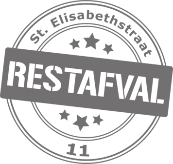 Containersticker stempel restafval | Muur &amp; Stickers