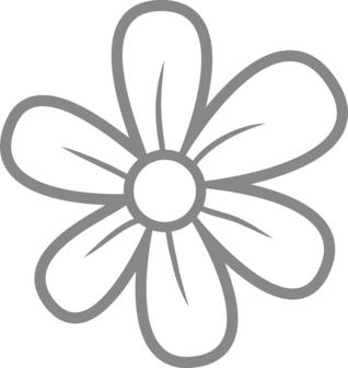 Muursticker bloem | Muur &amp; Stickers