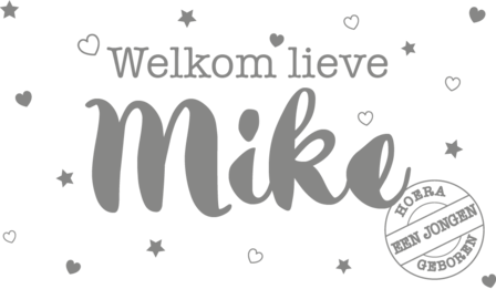 Geboortesticker welkom lieve | Muur &amp; Stickers