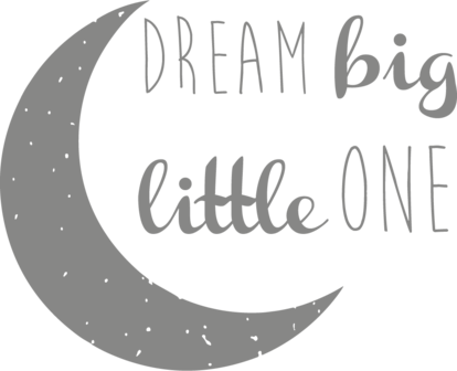 Muursticker Dream big little one | Muur &amp; Stickers