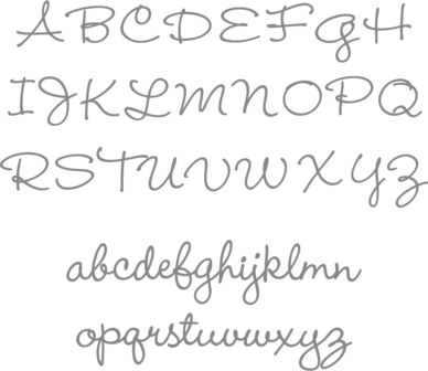 Letters naamsticker wendy | Muur &amp; Stickers