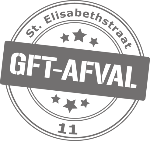 Containersticker stempel GFT-afval | Muur & Stickers