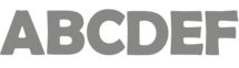 Containersticker 'Hoofdletter
