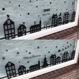Raamsticker 'Sinterklaas en Kerst'