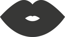 Krijtbordfolie 'Lippen'