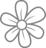 Muursticker 'Bloem'