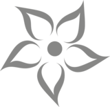 Muursticker 'Bloem tropisch'