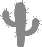 Muursticker 'Cactus'