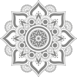Muursticker 'Ornament'