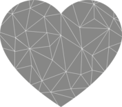 Muursticker 'Hart'