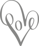 Muursticker 'Love sierlijk'