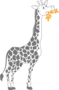 Muursticker 'Giraf'